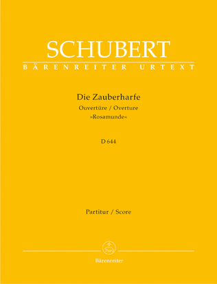 Book cover for Die Zauberharfe. Ouverture C major D 644 'Rosamunde'