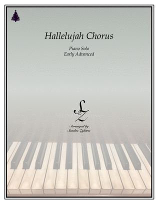 Book cover for Hallelujah Chorus (early advanced piano solo)