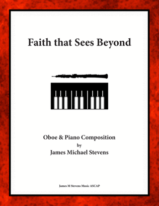 Book cover for Faith that Sees Beyond - Oboe & Piano