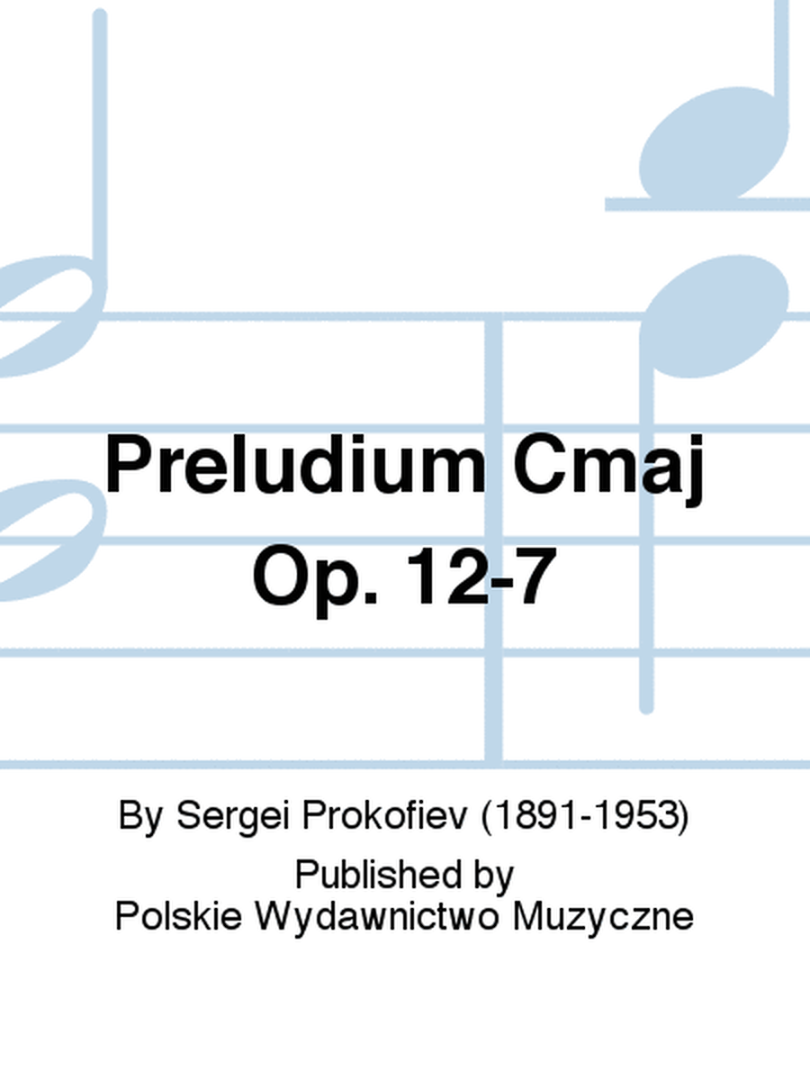 Preludium Cmaj Op. 12-7
