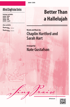 Book cover for Better Than a Hallelujah