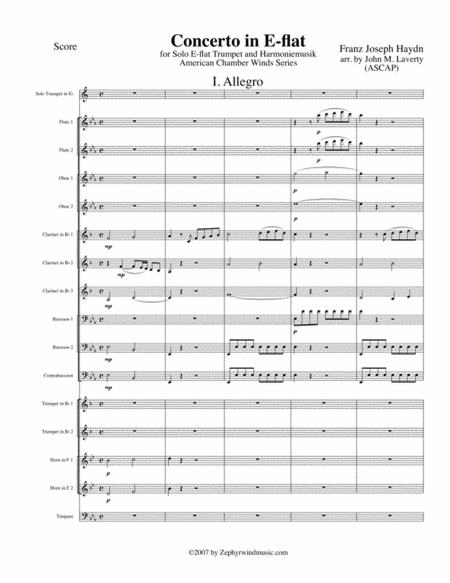 Concerto in E-flat for Trumpet