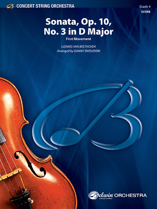 Book cover for Sonata, Opus 10, No. 3