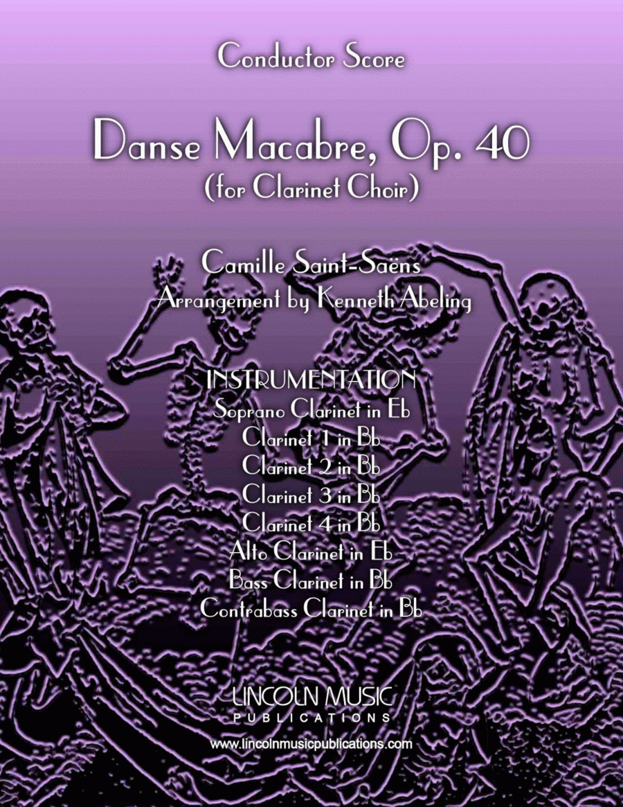 Danse Macabre (for Clarinet Choir) image number null