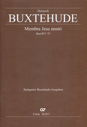 Book cover for Membra Jesu nostri