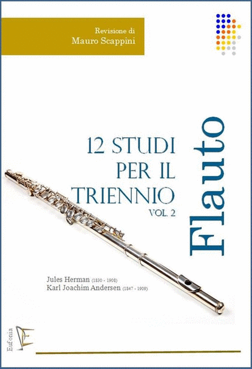 12 Studi Per Il Triennio Di Flauto