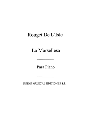 Book cover for La Marsellesa For Piano