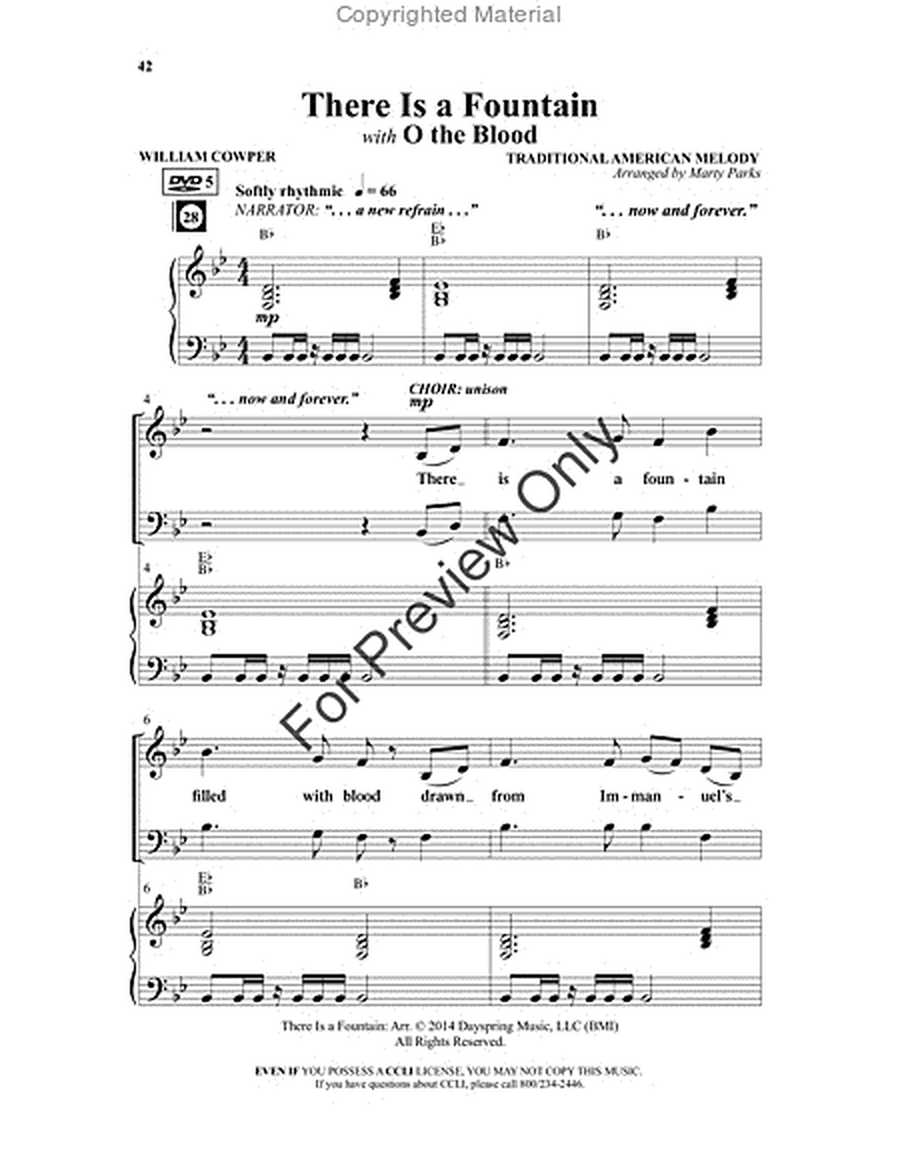 Redeeming Love (Has Been My Theme) - Choral Book image number null