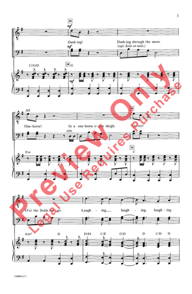 Jingle Bells (James Pierpont) » Sheet Music for Men's Choir