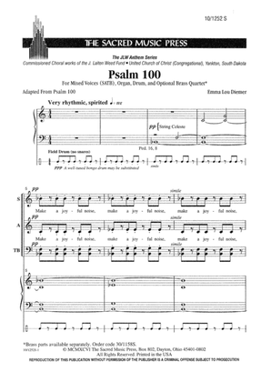 Book cover for Psalm 100