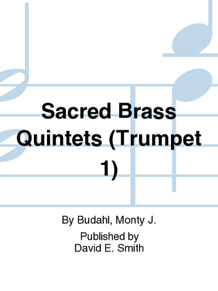 Book cover for Sacred Brass Quintets (Trumpet 1)