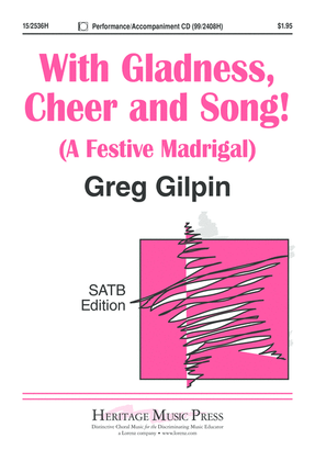 Book cover for With Gladness, Cheer and Song!