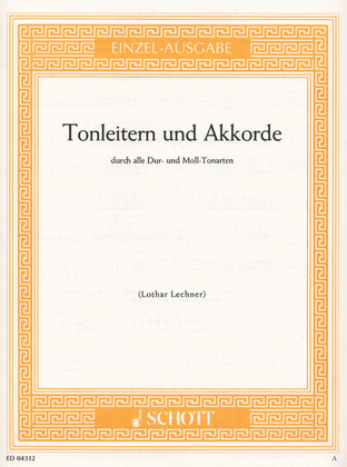 Book cover for Scales and Chords (Tonleitern und Akkorde)