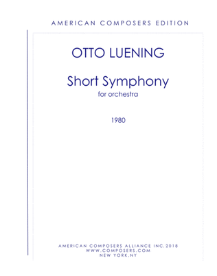 [Luening] Short Symphony