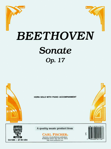 Sonate, Op. 17
