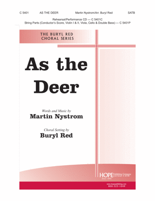 Book cover for As the Deer