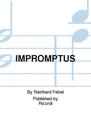 Book cover for IMPROMPTUS