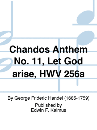Book cover for Chandos Anthem No. 11, Let God arise, HWV 256a
