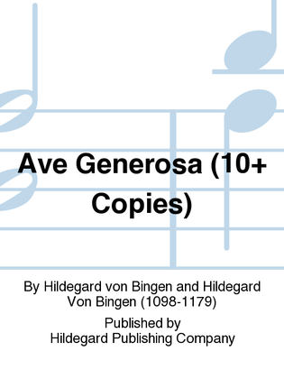 Book cover for Ave Generosa (10+ Copies)
