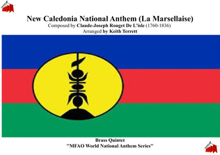 Book cover for New Caledonia National Anthem for Brass Quintet