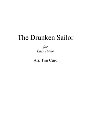 Book cover for The Drunken Sailor for Easy Piano