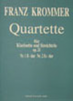 Book cover for 2 Quartette op. 21: Nr. 1 B-Dur