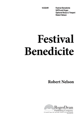 Book cover for Festival Benedicite