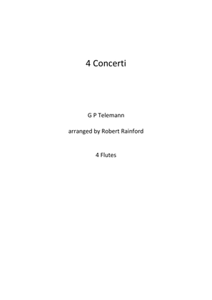 Book cover for 4 Concerti