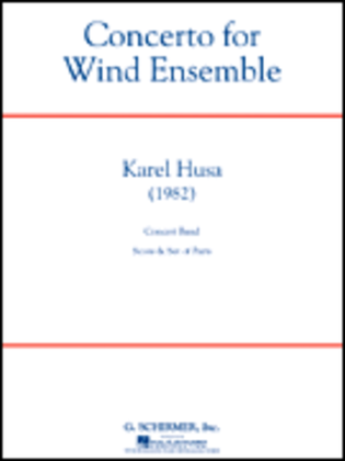 Book cover for Concerto for Wind Ensemble