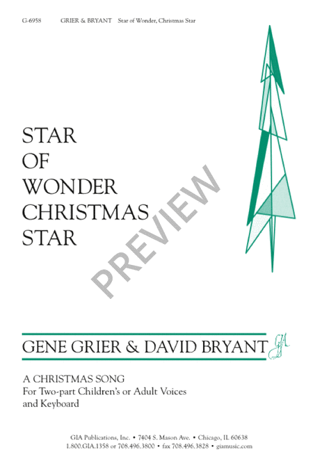 Star of Wonder, Christmas Star
