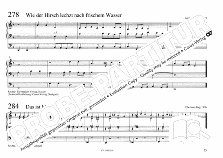 Esslinger Orgelbuch, Bd I-III