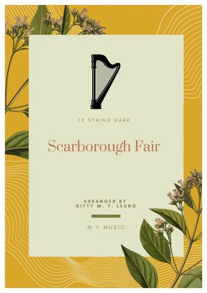Book cover for Scarborough Fair - 12 String Harp