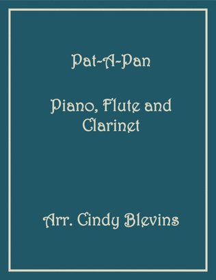 Book cover for Pat-a-pan, for Piano, Flute and Clarinet
