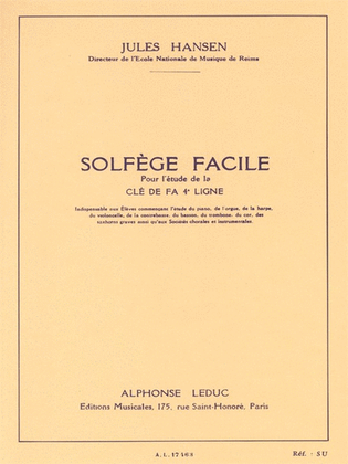 Book cover for Solfege Facile