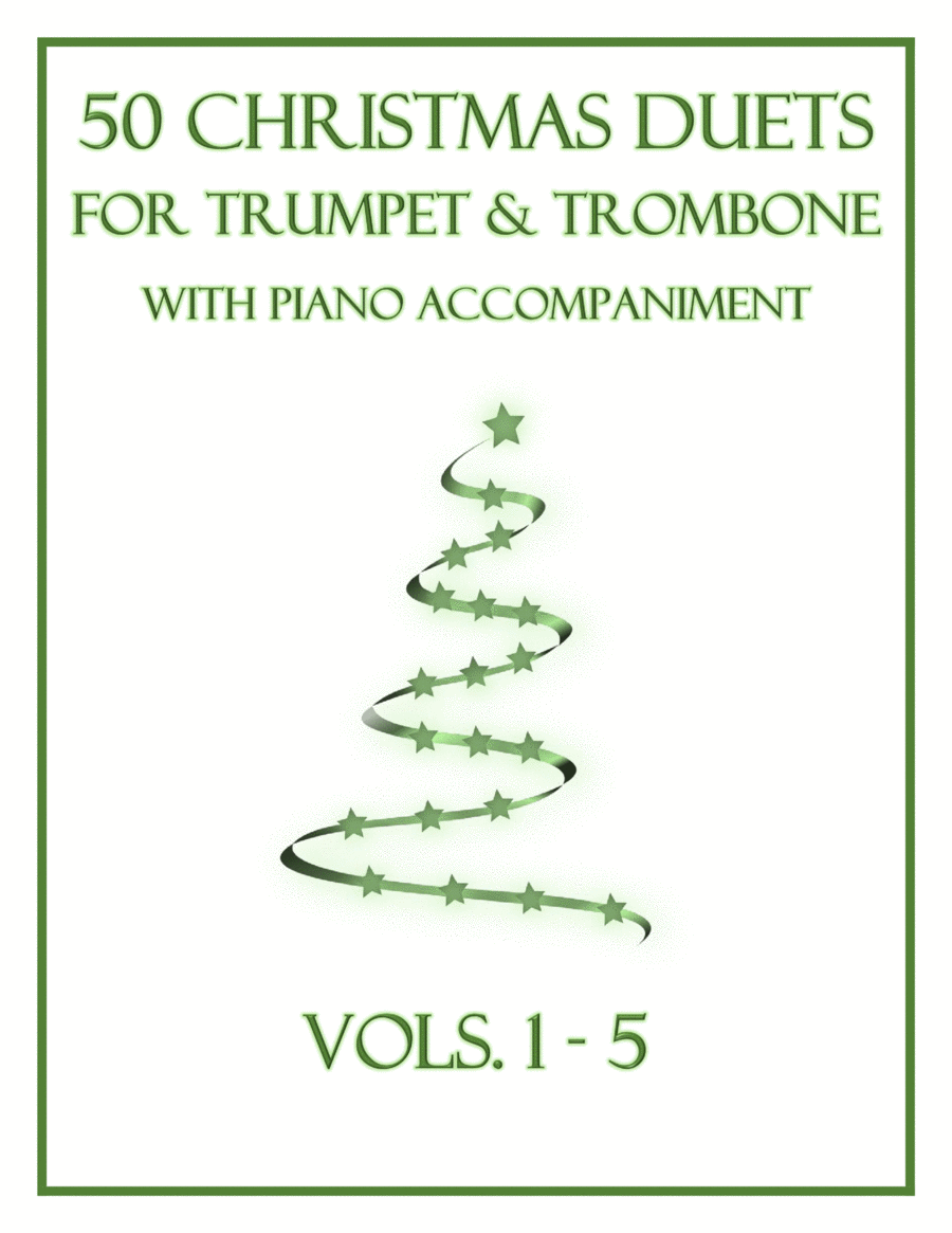 50 Christmas Duets for Trumpet and Trombone with Piano Accompaniment image number null