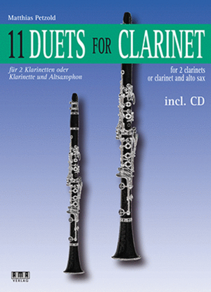 11 Duets for Clarinet-for 2 Clarinets or Clarinet and Alto Sax