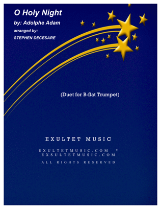 Book cover for O Holy Night (Duet for Bb-Trumpet)