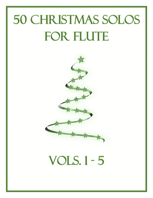 Book cover for 50 Christmas Solos for Flute