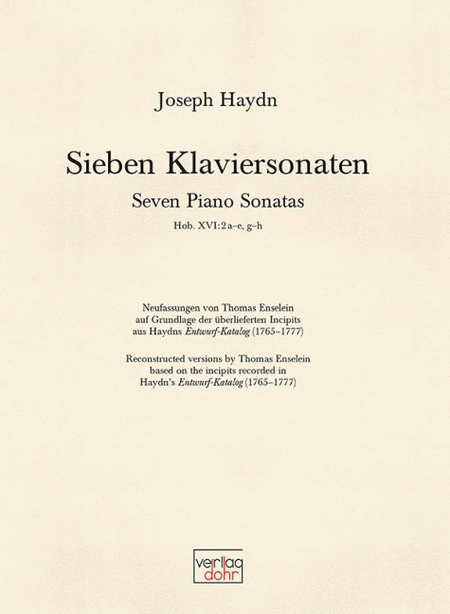 Seven Piano Sonatas Hob.XVI:2a-e, g-h