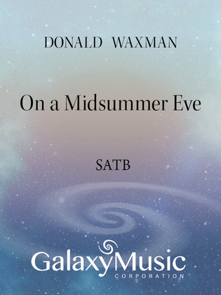 Book cover for Eight Thomas Hardy Songs: 7. On a Midsummer Eve