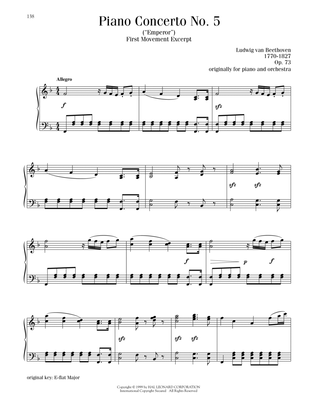 Book cover for Piano Concerto No. 5 In E-flat Major ("Emperor")
