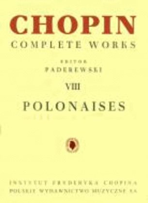 Book cover for Complete Works VIII: Polonaises