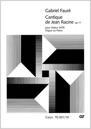 Book cover for Cantique de Jean Racine (Lobgesang des Jean Racine)