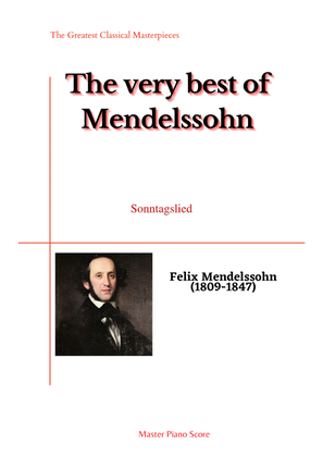Book cover for Mendelssohn-Sonntagslied(Piano)