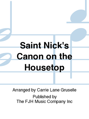 Book cover for Saint Nick's Canon on the Housetop
