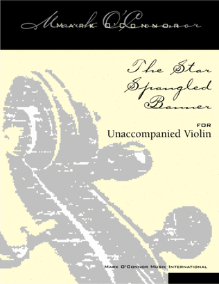 Book cover for The Star Spangled Banner (unaccompanied violin)