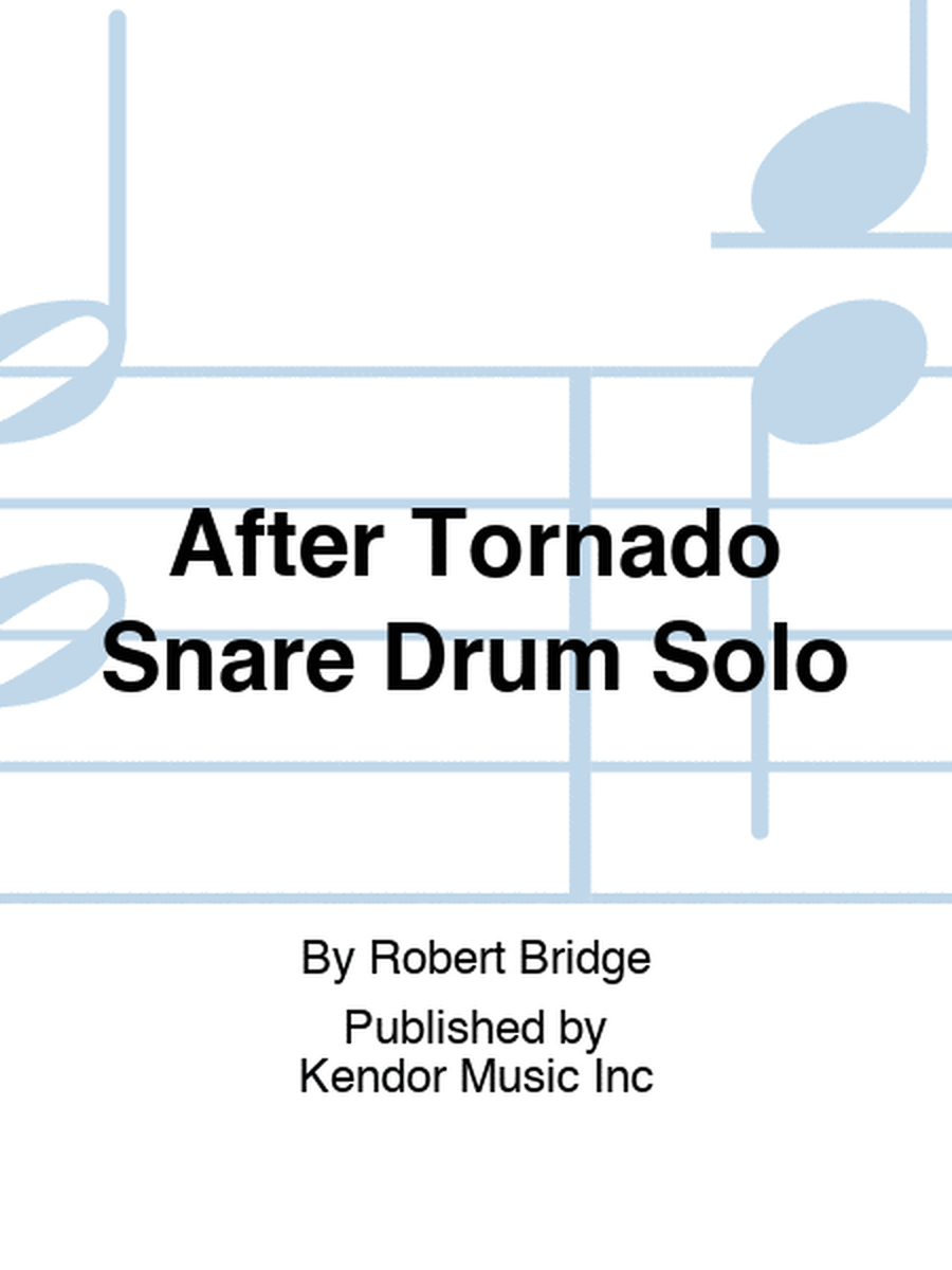 After Tornado Snare Drum Solo