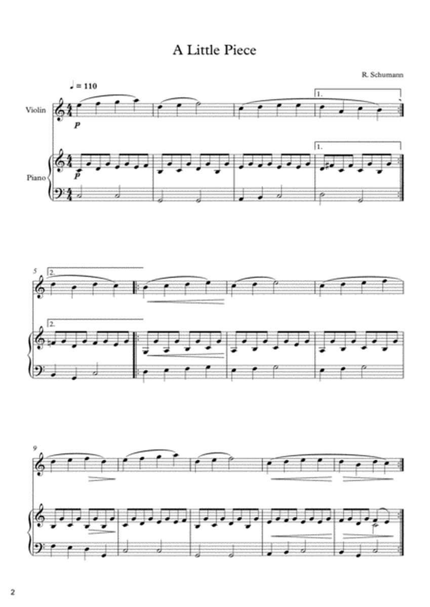 10 Easy Classical Pieces For Violin & Piano Vol. 7