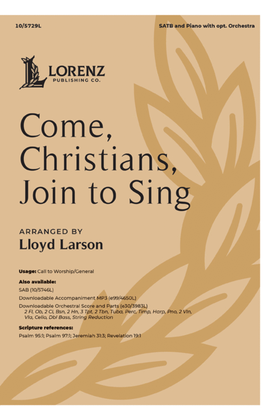 Book cover for Come, Christians, Join to Sing