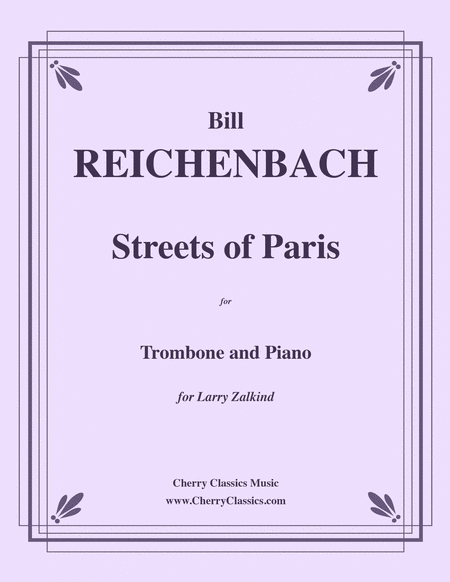 Streets of Paris for Trombone & Piano